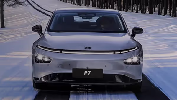 Future Drive Auto exhibition image of XPENG P7