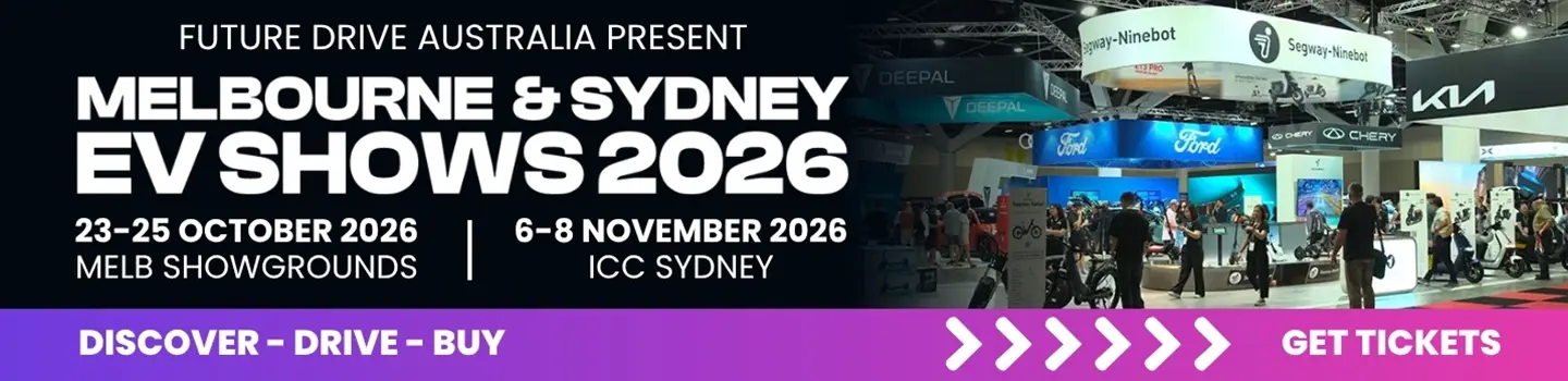 Get tickets for the Melbourne and Sydney EV Shows